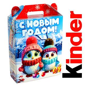 Детский подарок на Новый Год в жестяной упаковке весом 830 грамм по цене 3297 руб в Дигоре